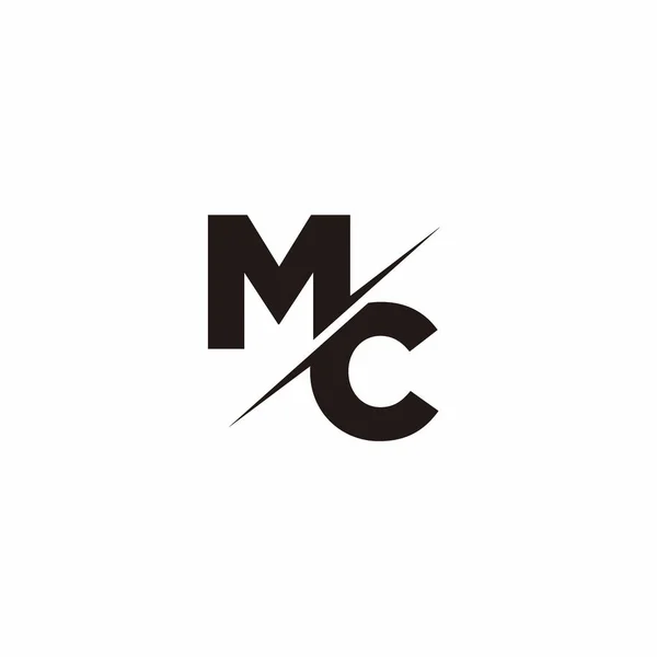 Logo Harfi Monogramı / Modern logo tasarımları Siyah Renk ve Beyaz arkaplan üzerine şablon