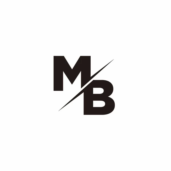 Logo Harfi Monogramı / Modern logo tasarımları Siyah Renk ve Beyaz arkaplan üzerine şablon