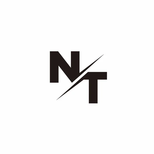 Logo Harfi Monogramı / Modern logo tasarımları Siyah Renk ve Beyaz arkaplan üzerine şablon