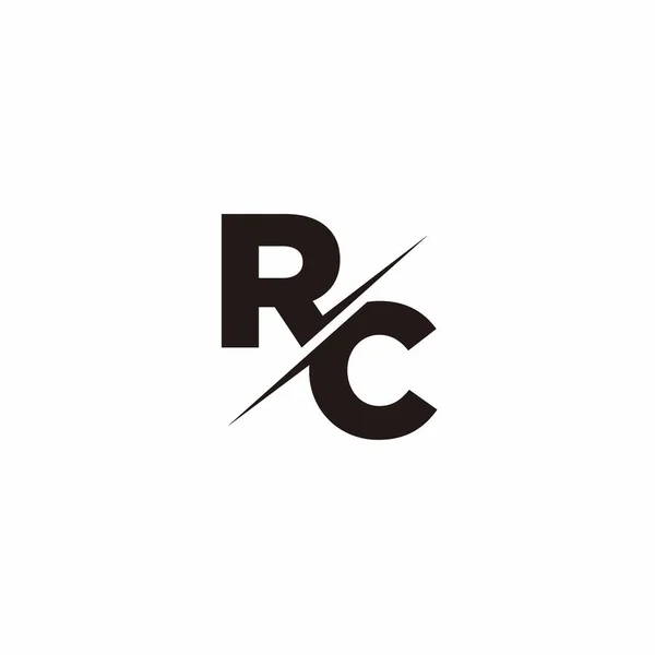 Logo Harfi Monogramı / Modern logo tasarımları Siyah Renk ve Beyaz arkaplan üzerine şablon
