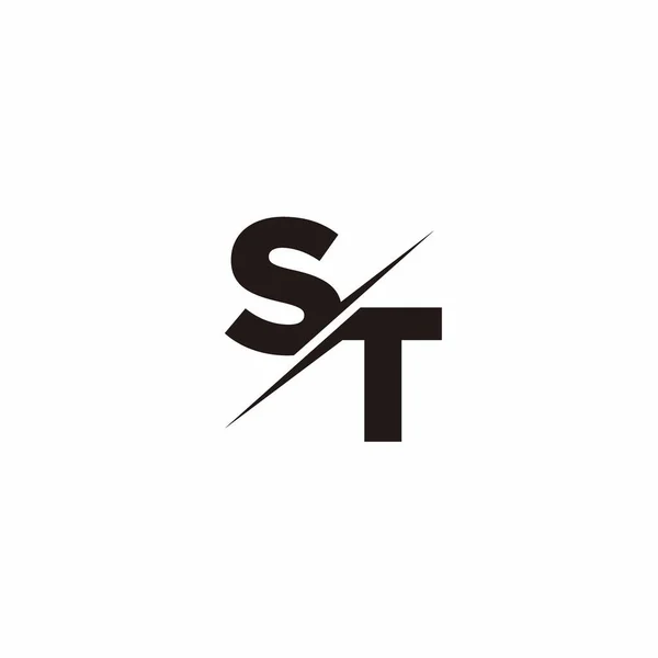 Logo Harfi Monogramı / Modern logo tasarımları Siyah Renk ve Beyaz arkaplan üzerine şablon