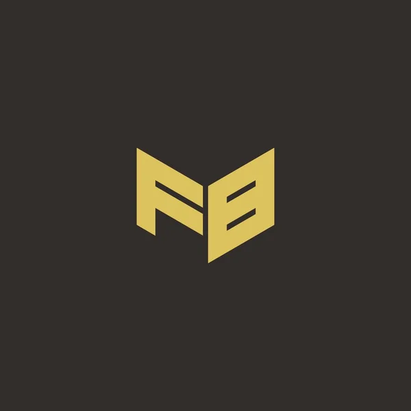 Логотип Письмо Начальный Дизайн Логотипа Шаблон Золотым Черным Фоном Векторный — стоковый вектор
