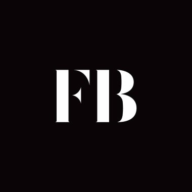 Logo Harfi İlk Logosu Altın ve Kara Arkaplan Şablonu, Vektör simgesi modern