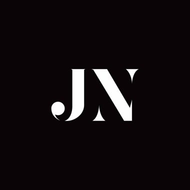 Logo Harfi İlk Logosu Altın ve Kara Arkaplan Şablonu, Vektör simgesi modern