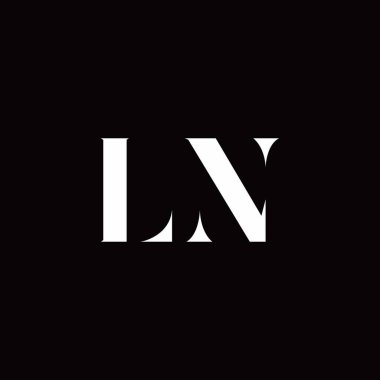 Logo Harfi İlk Logosu Altın ve Kara Arkaplan Şablonu, Vektör simgesi modern