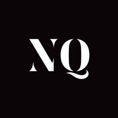 Logo Harfi İlk Logosu Altın ve Kara Arkaplan Şablonu, Vektör simgesi modern