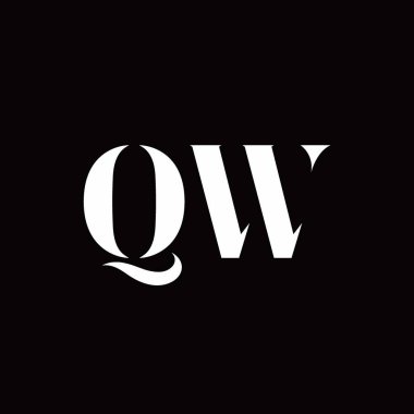 Logo Harfi İlk Logosu Altın ve Kara Arkaplan Şablonu, Vektör simgesi modern