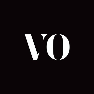 Logo Harfi İlk Logosu Altın ve Kara Arkaplan Şablonu, Vektör simgesi modern