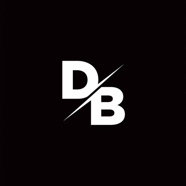 Logo Harfi Monogramı / Modern logo tasarımları Siyah Renk ve Beyaz arkaplan üzerine şablon