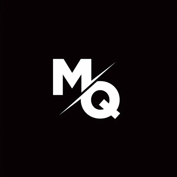Logo Harfi Monogramı / Modern logo tasarımları Siyah Renk ve Beyaz arkaplan üzerine şablon