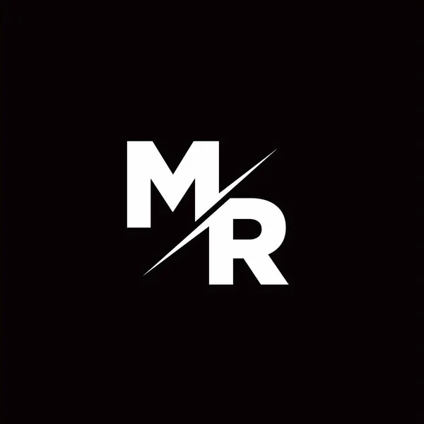 Logo Harfi Monogramı / Modern logo tasarımları Siyah Renk ve Beyaz arkaplan üzerine şablon