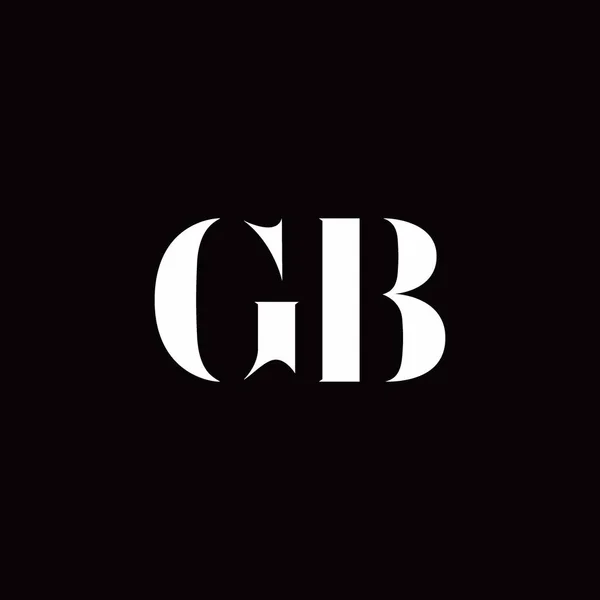 Logo Letter Initial Logo Designs Template Mit Goldenem Und Schwarzem — Stockvektor