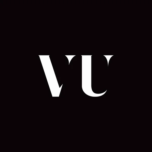 Logo Letter Initial Logo Designs Template Gold Black Background Vector — Stock Vector