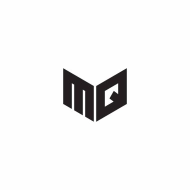 Beyaz arkaplanda izole edilmiş Logo Harfi Monogramı İlk Tasarım Şablonu