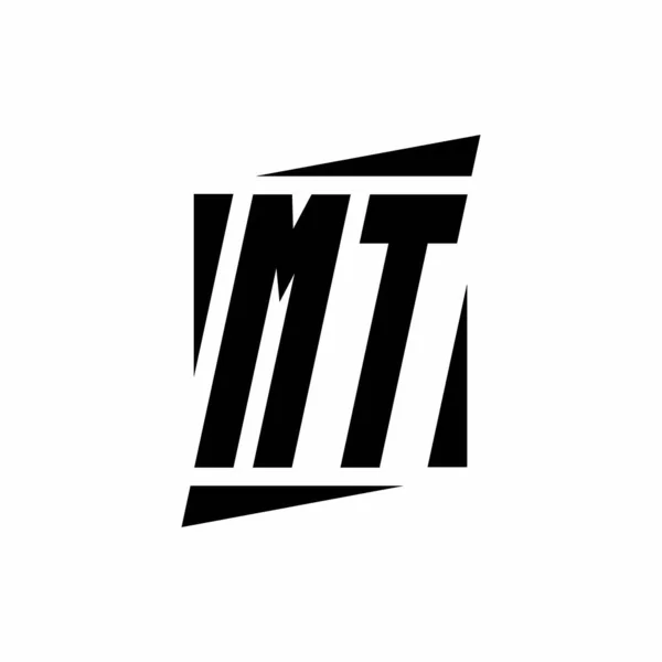 Logo Monogramm Mit Modernem Stil Konzept Design Vorlage Isoliert Auf — Stockvektor