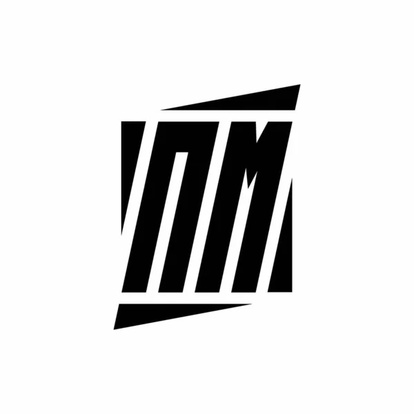 Logo Monogramm Mit Modernem Design Konzept Vorlage Isoliert Auf Weißem — Stockvektor