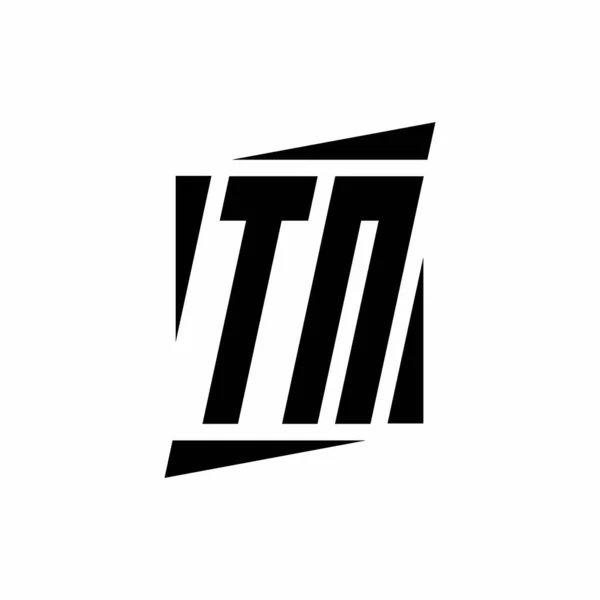 Modern Tarz Konsept Tasarım Şablonu Beyaz Arkaplanda Izole Edilmiş Logo — Stok Vektör