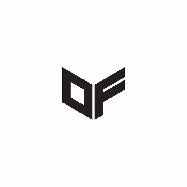 Логотип Літера Монограма Початкового Дизайну Шаблон Ізольовано Білому Тлі — стоковий вектор