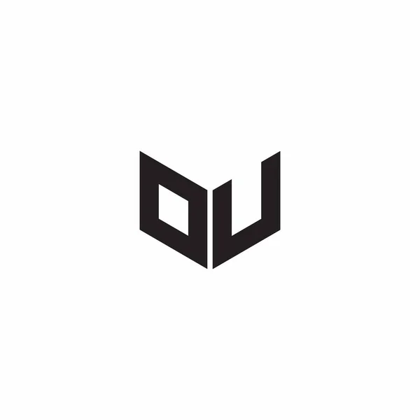 Логотип Монограмма Письмо Начальные Проекты Шаблон Изолирован Белом Фоне — стоковый вектор