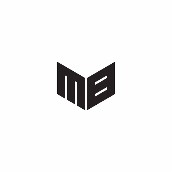 Logo Letter Monogram Kezdeti Minták Sablon Izolált Fehér Háttér — Stock Vector