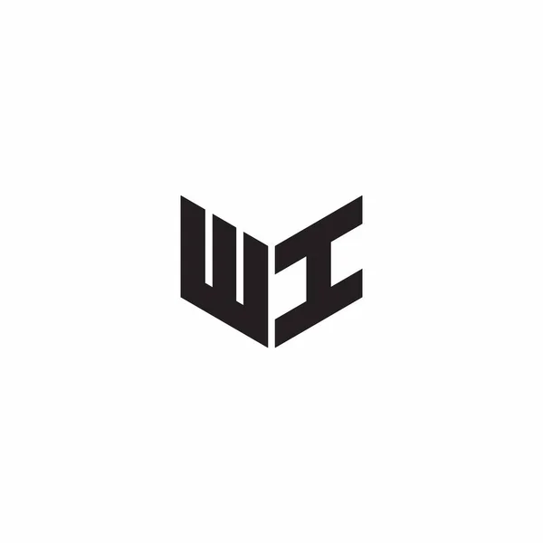 Logo Letter Monogram Initial Designs Template Isoliert Auf Weißem Hintergrund — Stockvektor