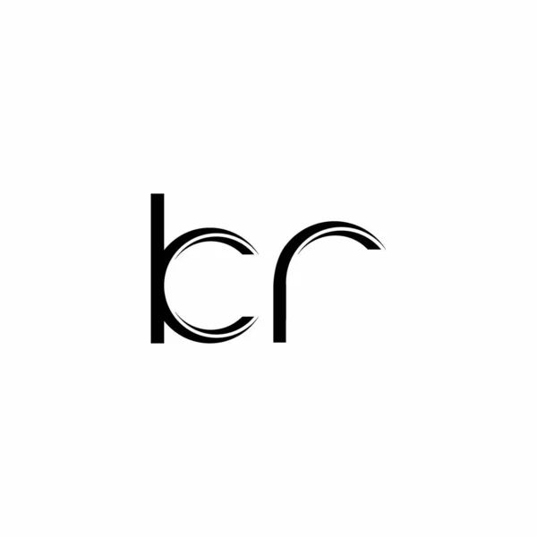 Логограмма Фрагментом Округлый Современный Дизайн Шаблон Изолирован Белом Фоне — стоковый вектор