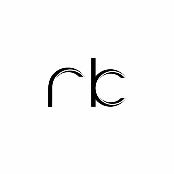 带有基于白色背景的切片圆形现代设计模板的Rk标志主题图 — 图库矢量图片