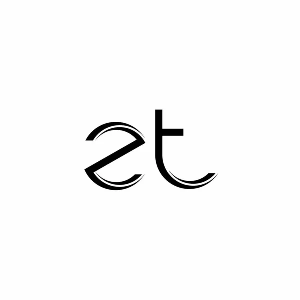 Logo Monogram Slice Rounded Modern Design Template Isolated White Background — Stock Vector