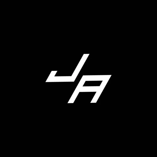 Logo Monogramm Mit Bis Bodenständigem Modernem Design Auf Schwarzem Hintergrund — Stockvektor