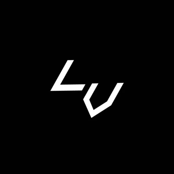 Monograma Del Logotipo Con Una Plantilla Diseño Moderno Estilo Descendente — Vector de stock