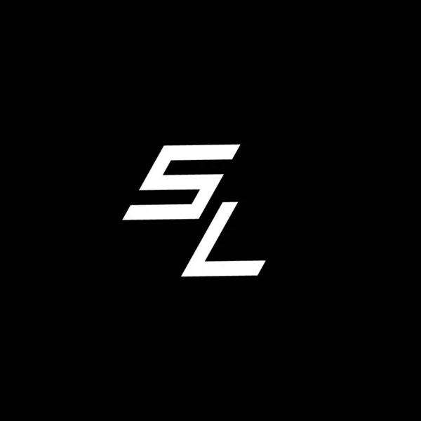 Λογότυπο Μονόγραμμα Μέχρι Κάτω Στυλ Σύγχρονο Πρότυπο Σχεδιασμού Απομονωμένο Μαύρο — Διανυσματικό Αρχείο