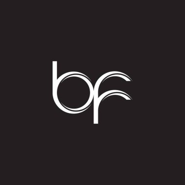 İlk Harf Böl Küçük Harf Logosu Modern Monogram Şablonu Siyah Beyaz renklerde 10 vektörü ile izole edildi