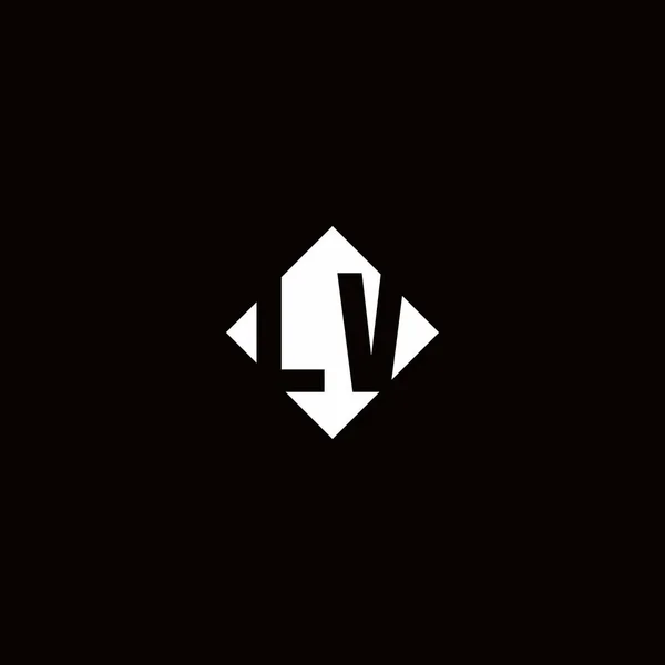 Monogram LV Logo Design By Vectorseller