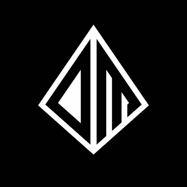 Монограма Літер Логотипу Шаблоном Дизайну Форми Язниці Векторна Піктограма Сучасного — стоковий вектор