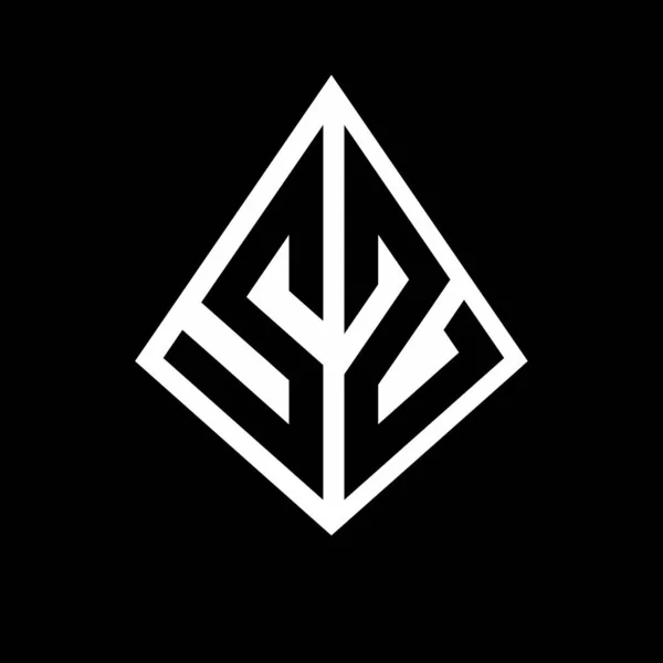 Монограма Літер Логотипу Шаблоном Дизайну Форми Язниці Векторна Піктограма Сучасного — стоковий вектор