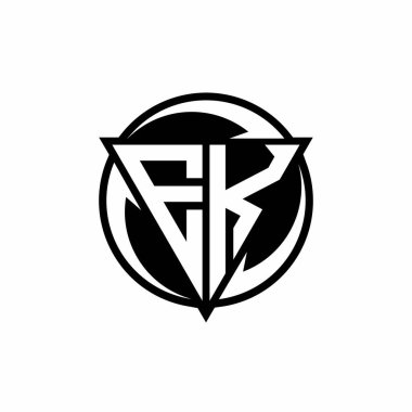 EN logosu harfleri modern