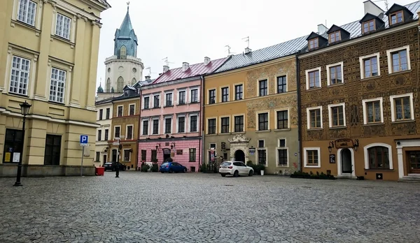 Gamla stan i staden centrerar i Lublin — Stockfoto