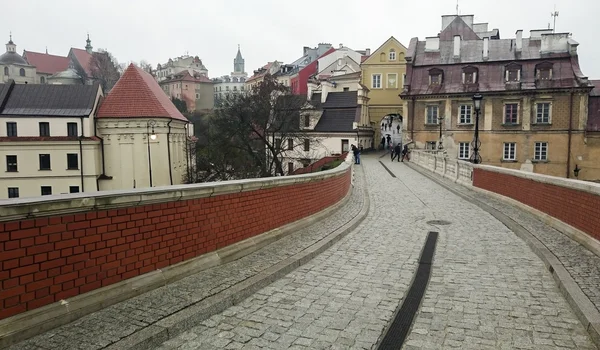 Cidade velha no centro da cidade de Lublin — Fotografia de Stock