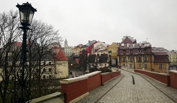 Cidade velha no centro da cidade de Lublin — Fotografia de Stock