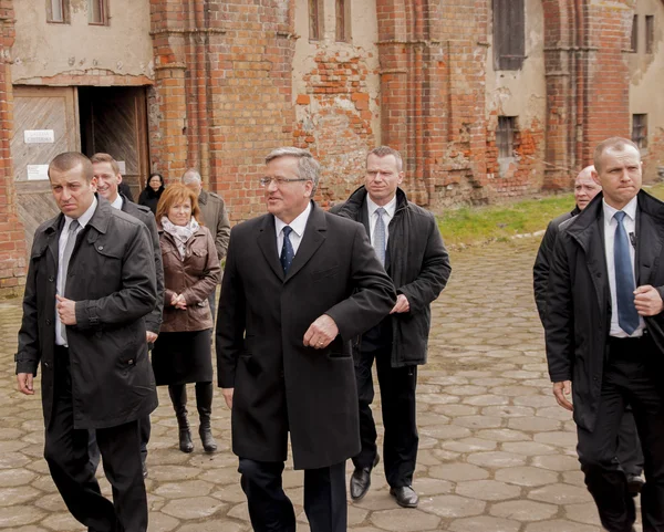 ポーランド共和国ブロニスワフコモロフスキ大統領 — ストック写真