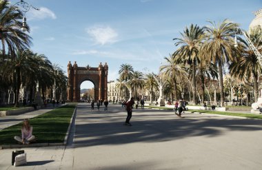 Arc de Triomphe Barcelona ana konumlar biridir