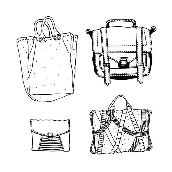 Images: school black and white | Black and white school bag sketch on ...