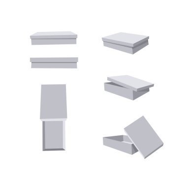 Karton Açık ve Kapalı Geri Dönüşüm Kutuları Ayarlandı. Çizgi Film Tarzı Çizim Teslimat Paketi. Düz Grafik Tasarım Yönlendirme Klip Sanatı. Vektör Koleksiyonu Beyaz Arkaplanda İzole Edildi