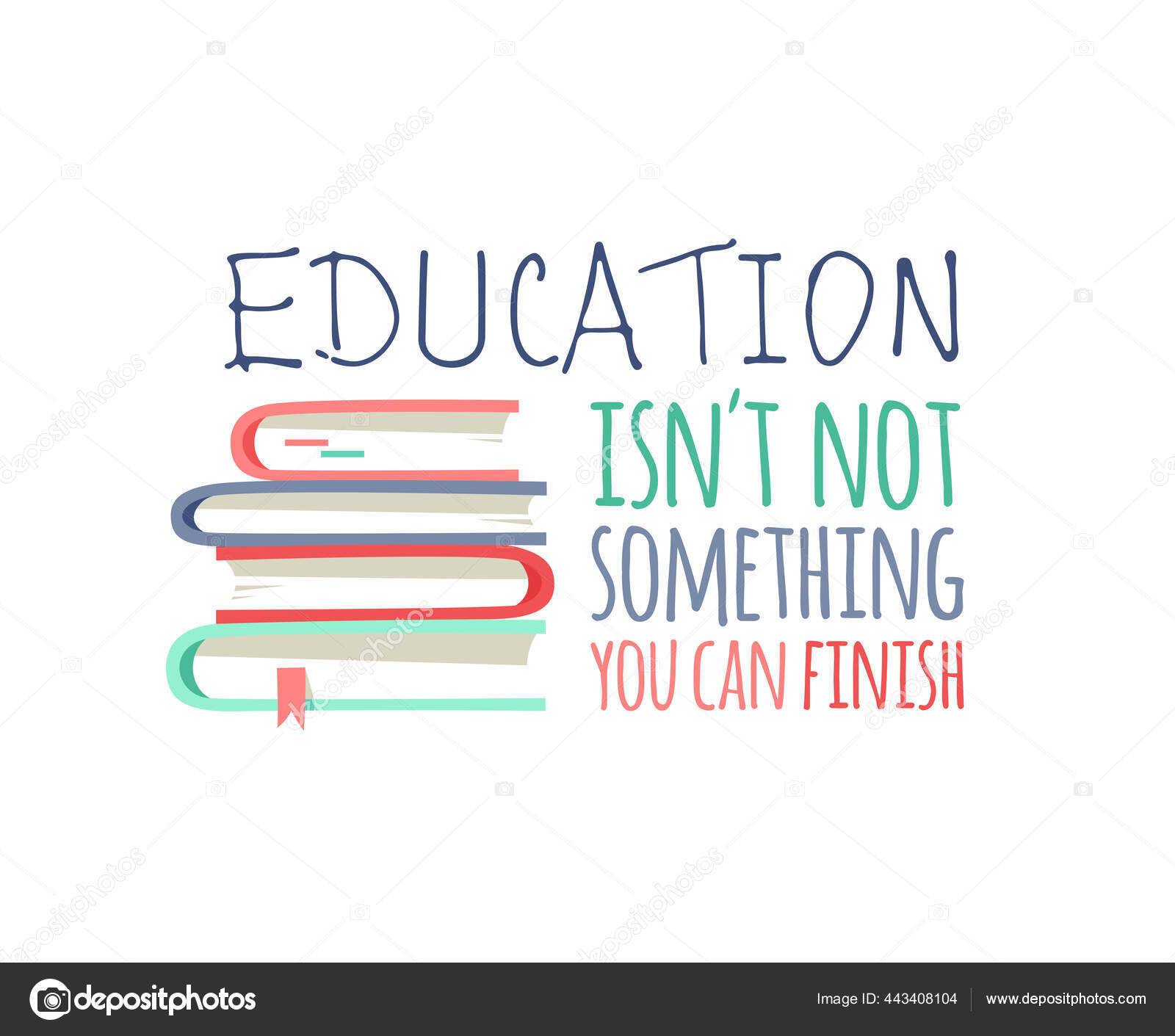 Cartoon Drawing Book Student Quote Hand Drawn School Object Text Stock  Vector by ©pomolchim 443408104, image size:1600x1411