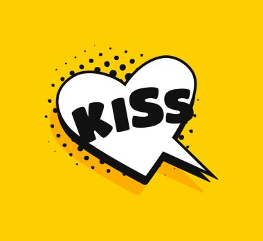 Metinli pop sanat balonu çizimi. Çerçevelerin çizgi film tarzı vektör koleksiyonu. Renk arkaplanı üzerine komik illüstrasyon