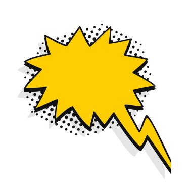 Mesajsız pop sanatının konuşma baloncukları. Çerçevelerin çizgi film tarzı vektör koleksiyonu. Beyaz arkaplanda çizgi roman illüstrasyonu