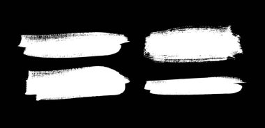 Siyah arkaplana beyaz leke çizimi yap. El çizimi soyut illüstrasyon grunge elementleri. Tasarım kullanımı için vektör soyut nesneler