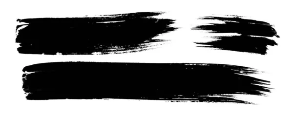 Paint Drawing Black Smear Witte Achtergrond Handgetekende Abstracte Illustratie Grunge — Stockfoto