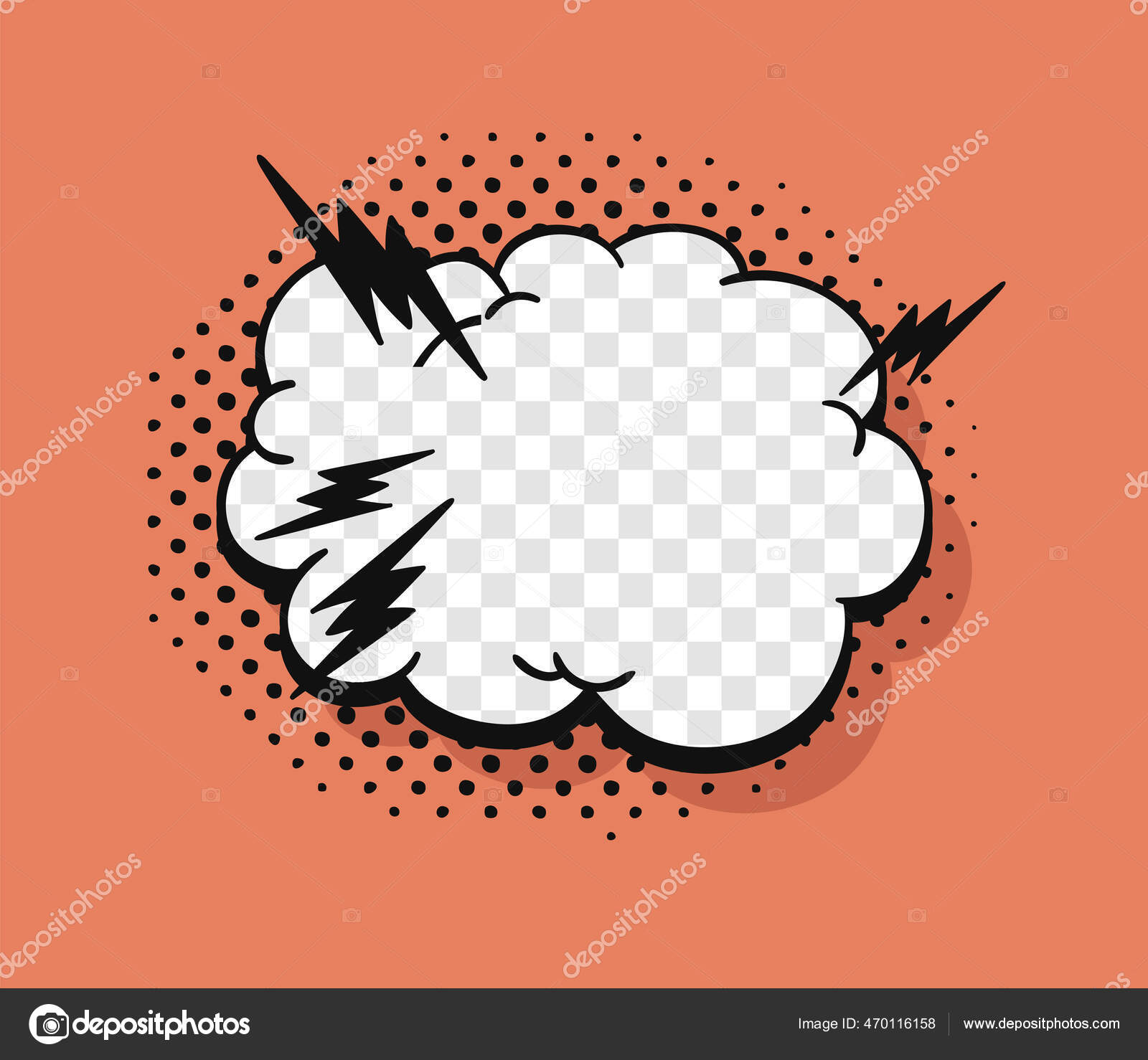 Explosão. Efeito De Explosão De Bomba De Desenhos Animados Com Efeito De  Fumaça. Ilustração Vetorial De Boom De Quadrinhos. Clipart Elemento Para  Jogo, Impressão, Publicidade, Menu Ou Web Design Royalty Free SVG