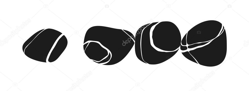 Massage rocks Vector Art Stock Images | Depositphotos